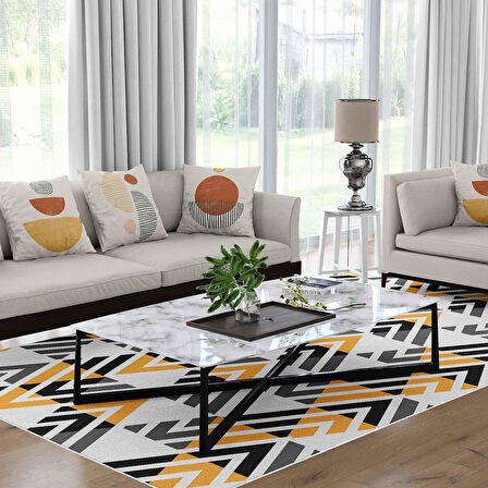 Kaymaz Taban Yıkanabilir Halı – Mutfak, Salon, Yatak Odası için Modern Dijital Baskı Halı