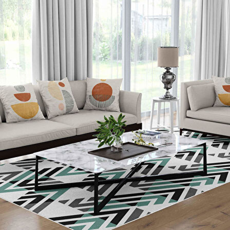 Kaymaz Taban Yıkanabilir Halı – Mutfak, Salon, Yatak Odası için Modern Dijital Baskı Halı