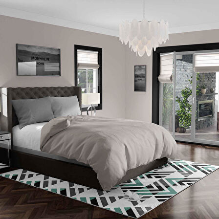 Kaymaz Taban Yıkanabilir Halı – Mutfak, Salon, Yatak Odası için Modern Dijital Baskı Halı