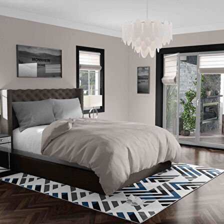 Kaymaz Taban Yıkanabilir Halı – Mutfak, Salon, Yatak Odası için Modern Dijital Baskı Halı