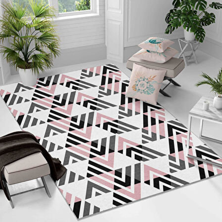 Kaymaz Taban Yıkanabilir Halı – Mutfak, Salon, Yatak Odası için Modern Dijital Baskı Halı