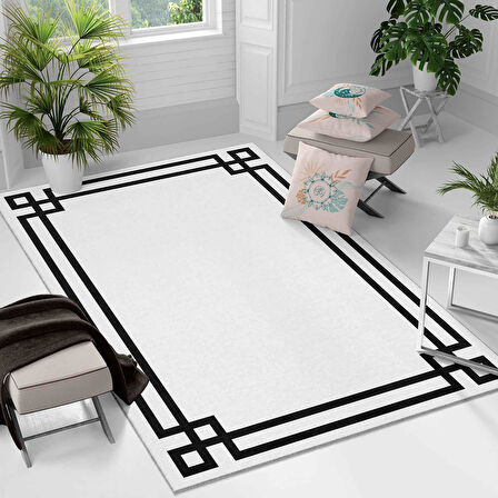 Kaymaz Taban Yıkanabilir Halı – Mutfak, Salon, Yatak Odası için Modern Dijital Baskı Halı