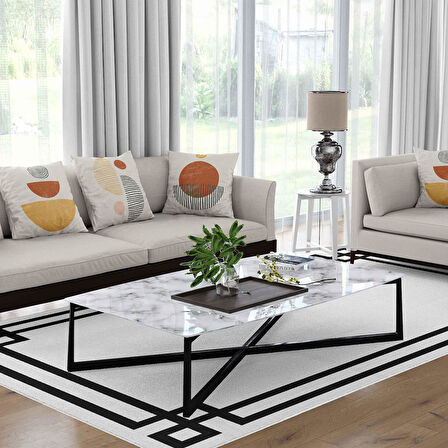 Kaymaz Taban Yıkanabilir Halı – Mutfak, Salon, Yatak Odası için Modern Dijital Baskı Halı