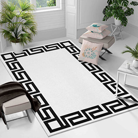 Kaymaz Taban Yıkanabilir Halı – Mutfak, Salon, Yatak Odası için Modern Dijital Baskı Halı