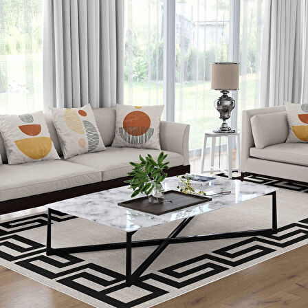 Kaymaz Taban Yıkanabilir Halı – Mutfak, Salon, Yatak Odası için Modern Dijital Baskı Halı