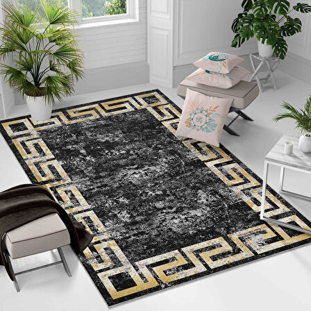 Kaymaz Taban Yıkanabilir Halı – Mutfak, Salon, Yatak Odası için Modern Dijital Baskı Halı