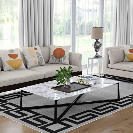 Kaymaz Taban Yıkanabilir Halı – Mutfak, Salon, Yatak Odası için Modern Dijital Baskı Halı