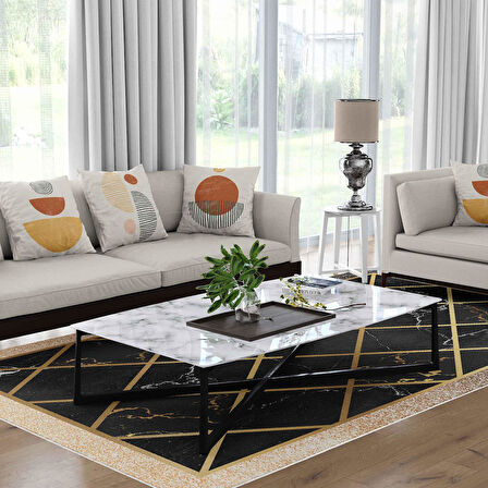 Kaymaz Taban Yıkanabilir Halı – Mutfak, Salon, Yatak Odası için Modern Dijital Baskı Halı