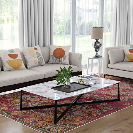 Kaymaz Taban Yıkanabilir Halı – Mutfak, Salon, Yatak Odası için Modern Dijital Baskı Halı