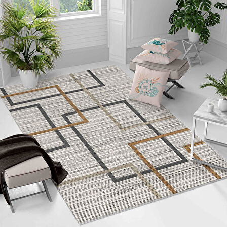 Kaymaz Taban Yıkanabilir Halı – Mutfak, Salon, Yatak Odası için Modern Dijital Baskı Halı