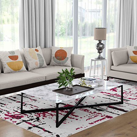 Kaymaz Taban Yıkanabilir Halı – Mutfak, Salon, Yatak Odası için Modern Dijital Baskı Halı