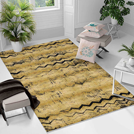 Kaymaz Taban Yıkanabilir Halı – Mutfak, Salon, Yatak Odası için Modern Dijital Baskı Halı