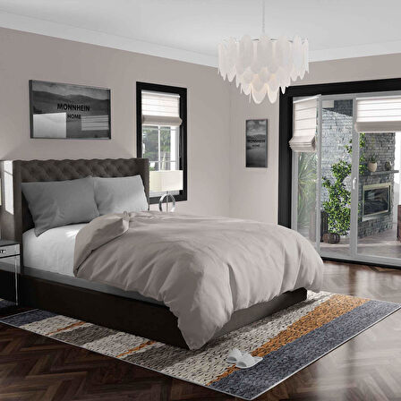 Kaymaz Taban Yıkanabilir Halı – Mutfak, Salon, Yatak Odası için Modern Dijital Baskı Halı