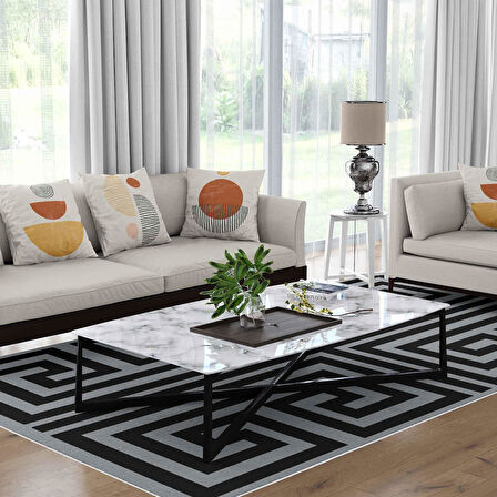 Kaymaz Taban Yıkanabilir Halı – Mutfak, Salon, Yatak Odası için Modern Dijital Baskı Halı