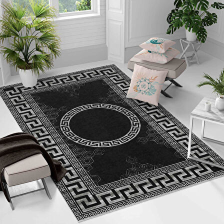 Kaymaz Taban Yıkanabilir Halı – Mutfak, Salon, Yatak Odası için Modern Dijital Baskı Halı