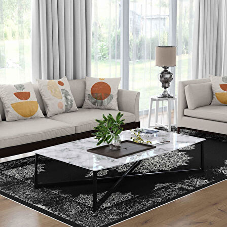 Kaymaz Taban Yıkanabilir Halı – Mutfak, Salon, Yatak Odası için Modern Dijital Baskı Halı