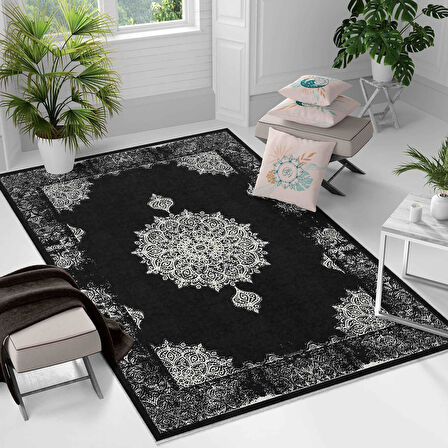 Kaymaz Taban Yıkanabilir Halı – Mutfak, Salon, Yatak Odası için Modern Dijital Baskı Halı