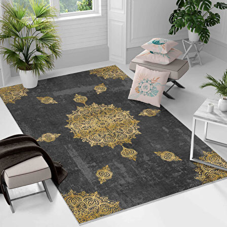 Kaymaz Taban Yıkanabilir Halı – Mutfak, Salon, Yatak Odası için Modern Dijital Baskı Halı