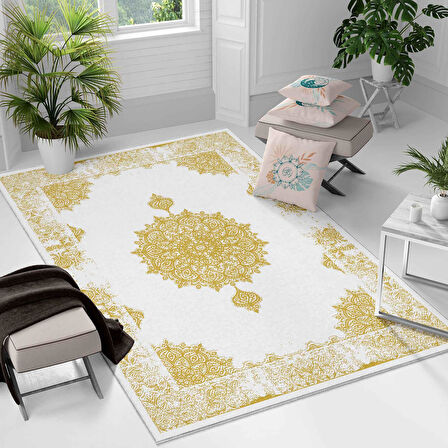 Kaymaz Taban Yıkanabilir Halı – Mutfak, Salon, Yatak Odası için Modern Dijital Baskı Halı