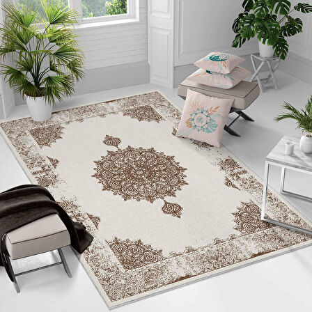 Kaymaz Taban Yıkanabilir Halı – Mutfak, Salon, Yatak Odası için Modern Dijital Baskı Halı