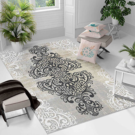 Kaymaz Taban Yıkanabilir Halı – Mutfak, Salon, Yatak Odası için Modern Dijital Baskı Halı