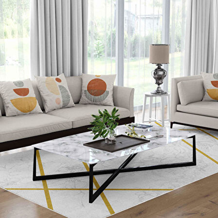 Kaymaz Taban Yıkanabilir Halı – Mutfak, Salon, Yatak Odası için Modern Dijital Baskı Halı