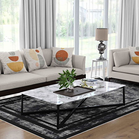 Kaymaz Taban Yıkanabilir Halı – Mutfak, Salon, Yatak Odası için Modern Dijital Baskı Halı