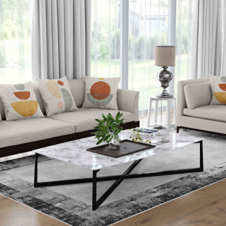 Kaymaz Taban Yıkanabilir Halı – Mutfak, Salon, Yatak Odası için Modern Dijital Baskı Halı