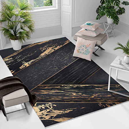 Kaymaz Taban Yıkanabilir Halı – Mutfak, Salon, Yatak Odası için Modern Dijital Baskı Halı