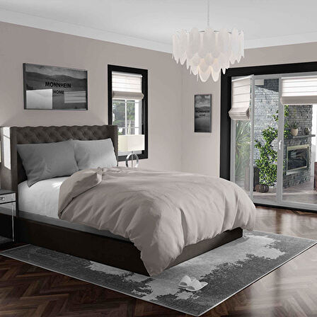 Kaymaz Taban Yıkanabilir Halı – Mutfak, Salon, Yatak Odası için Modern Dijital Baskı Halı