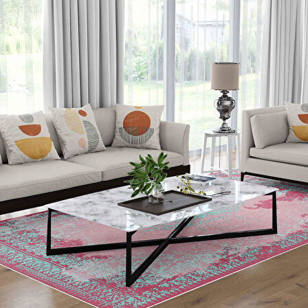 Kaymaz Taban Yıkanabilir Halı – Mutfak, Salon, Yatak Odası için Modern Dijital Baskı Halı