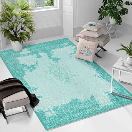 Kaymaz Taban Yıkanabilir Halı – Mutfak, Salon, Yatak Odası için Modern Dijital Baskı Halı