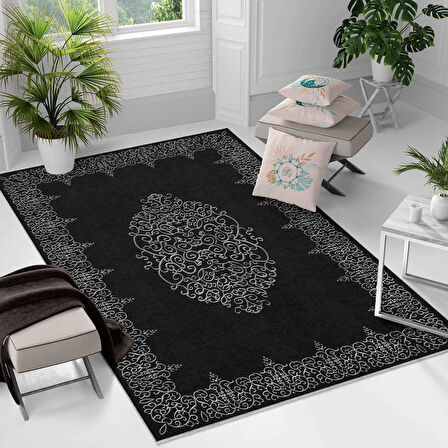 Kaymaz Taban Yıkanabilir Halı – Mutfak, Salon, Yatak Odası için Modern Dijital Baskı Halı