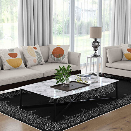 Kaymaz Taban Yıkanabilir Halı – Mutfak, Salon, Yatak Odası için Modern Dijital Baskı Halı