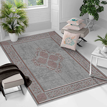 Kaymaz Taban Yıkanabilir Halı – Mutfak, Salon, Yatak Odası için Modern Dijital Baskı Halı