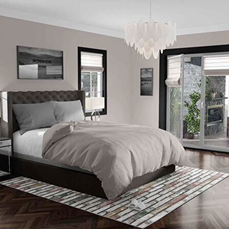 Kaymaz Taban Yıkanabilir Halı – Mutfak, Salon, Yatak Odası için Modern Dijital Baskı Halı