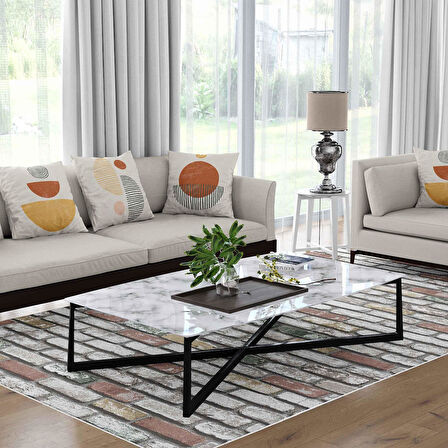 Kaymaz Taban Yıkanabilir Halı – Mutfak, Salon, Yatak Odası için Modern Dijital Baskı Halı