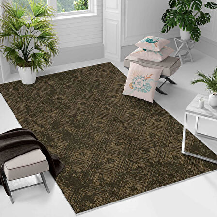 Kaymaz Taban Yıkanabilir Halı – Mutfak, Salon, Yatak Odası için Modern Dijital Baskı Halı