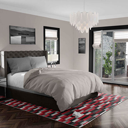 Kaymaz Taban Yıkanabilir Halı – Mutfak, Salon, Yatak Odası için Modern Dijital Baskı Halı (SLNHAL160)