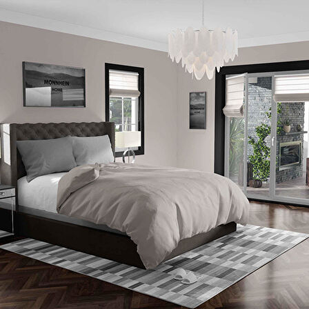 Kaymaz Taban Yıkanabilir Halı – Mutfak, Salon, Yatak Odası için Modern Dijital Baskı Halı