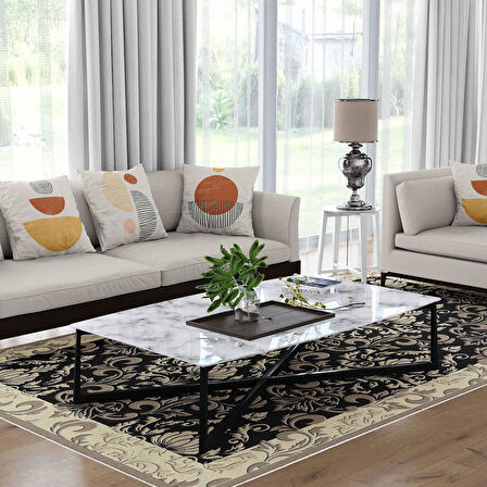 Kaymaz Taban Yıkanabilir Halı – Mutfak, Salon, Yatak Odası için Modern Dijital Baskı Halı