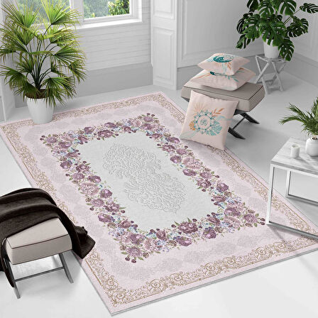 Kaymaz Taban Yıkanabilir Halı – Mutfak, Salon, Yatak Odası için Modern Dijital Baskı Halı