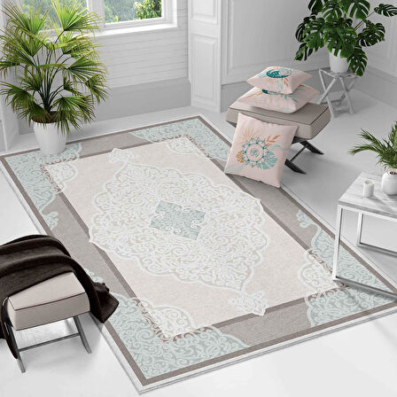 Kaymaz Taban Yıkanabilir Halı – Mutfak, Salon, Yatak Odası için Modern Dijital Baskı Halı