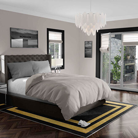 Kaymaz Taban Yıkanabilir Halı – Mutfak, Salon, Yatak Odası için Modern Dijital Baskı Halı (SLNHAL166)