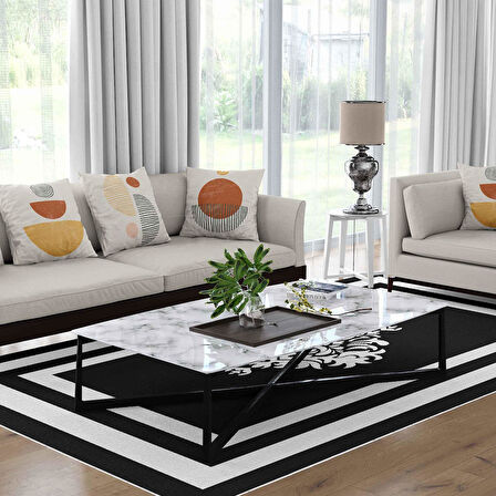 Kaymaz Taban Yıkanabilir Halı – Mutfak, Salon, Yatak Odası için Modern Dijital Baskı Halı