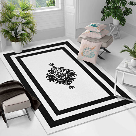 Kaymaz Taban Yıkanabilir Halı – Mutfak, Salon, Yatak Odası için Modern Dijital Baskı Halı