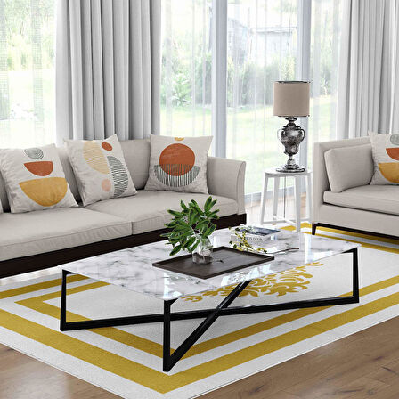 Kaymaz Taban Yıkanabilir Halı – Mutfak, Salon, Yatak Odası için Modern Dijital Baskı Halı