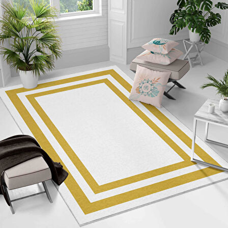 Kaymaz Taban Yıkanabilir Halı – Mutfak, Salon, Yatak Odası için Modern Dijital Baskı Halı (SLNHAL167)