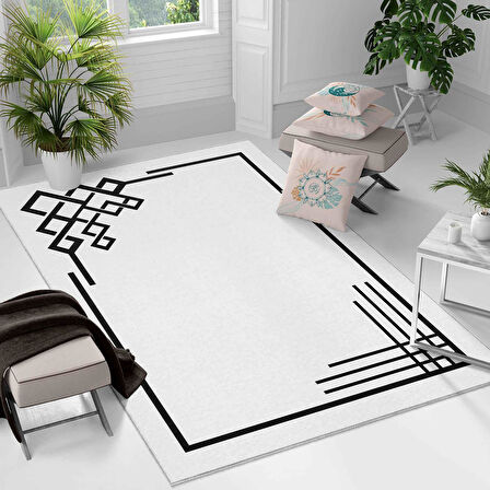 Kaymaz Taban Yıkanabilir Halı – Mutfak, Salon, Yatak Odası için Modern Dijital Baskı Halı (SLNHAL168)