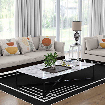 Kaymaz Taban Yıkanabilir Halı – Mutfak, Salon, Yatak Odası için Modern Dijital Baskı Halı